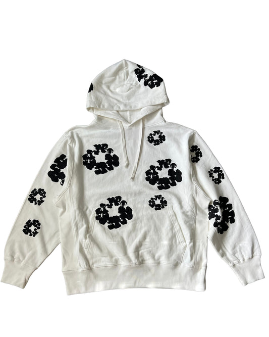 Hoodie XHAIKARA FLOWER HOODIE WHITE