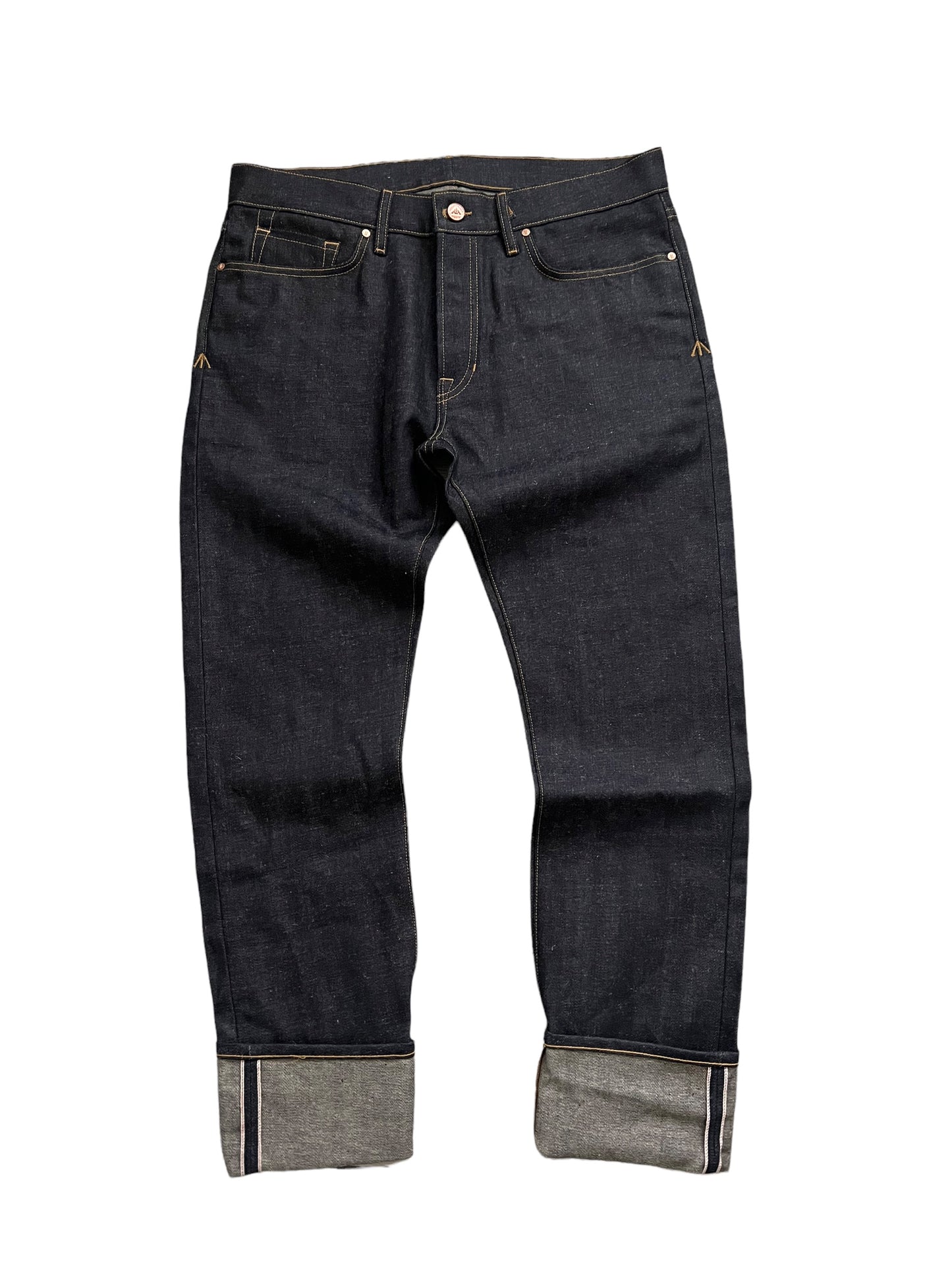 XHAIKARA SELVEDGE RAW DENIM JEANS