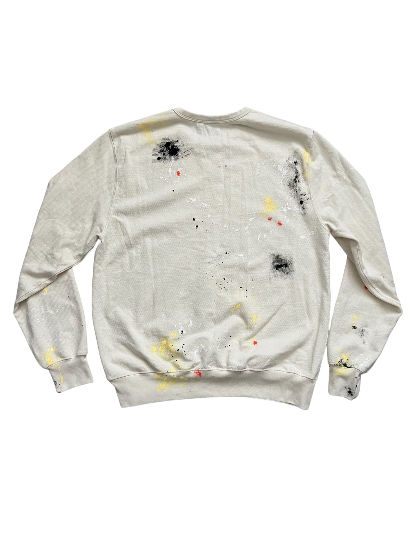 XHAIKARA PAINTED CREW NECK WHITE